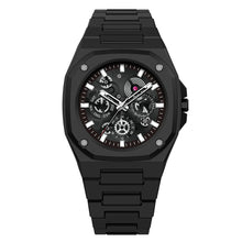 Premium Black Stainless Steel Waterproof Men’s Watch